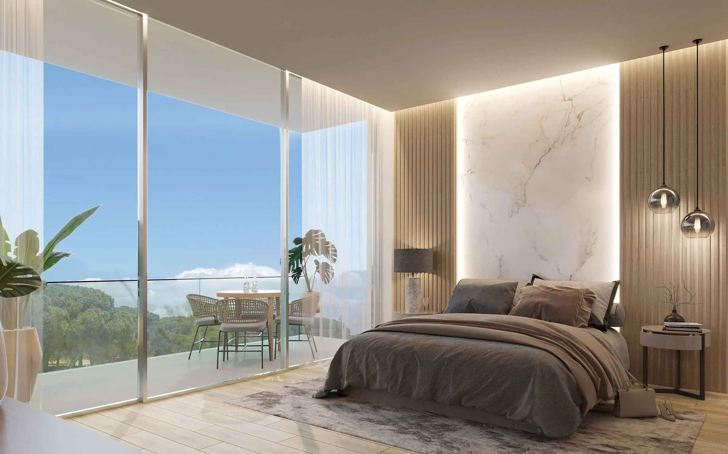 Caetano Soul Villa, Alma de Faro: Quarto com terraço (render)