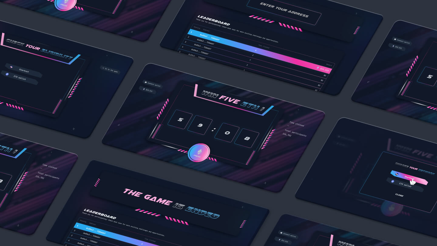 ETH Button game