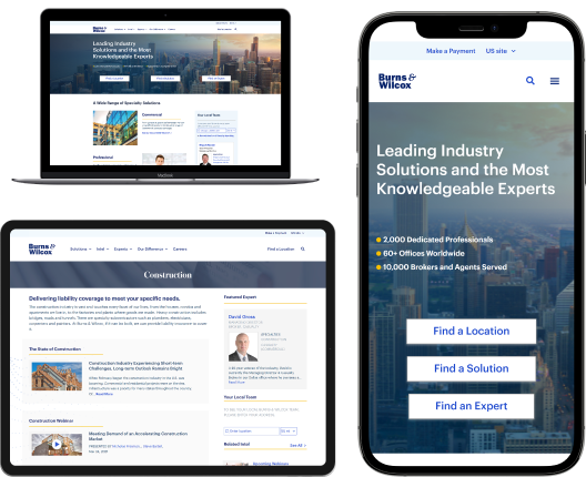 Burns & Wilcox website