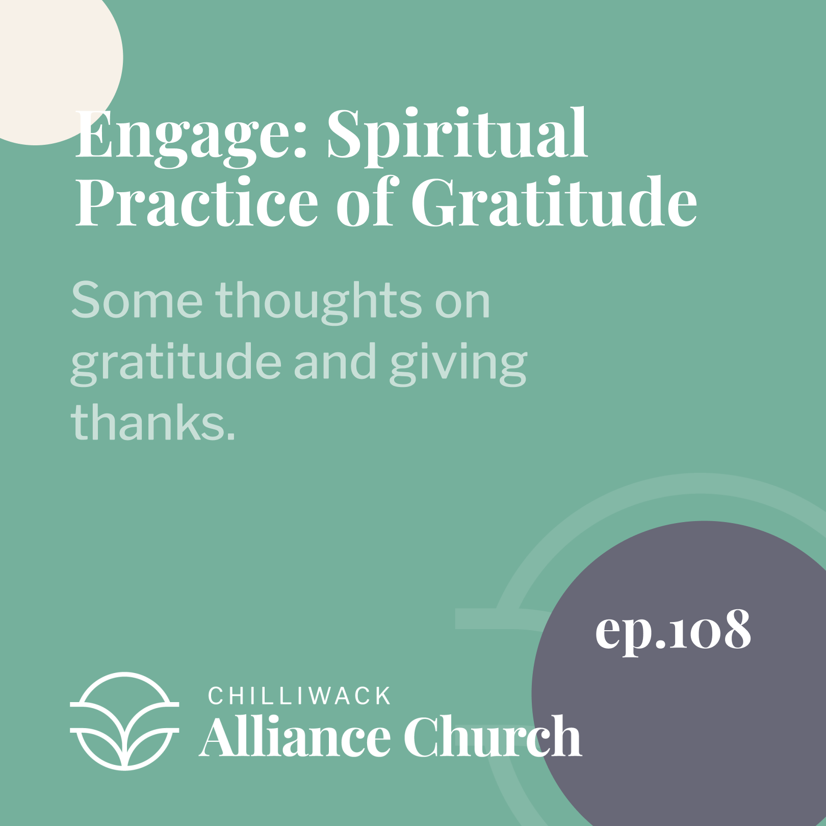 Engage: Spiritual practice of gratitude