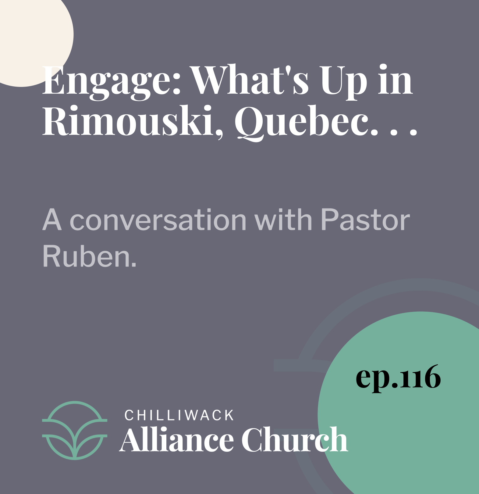 Engage: What's going on in Rimouski, Quebec...