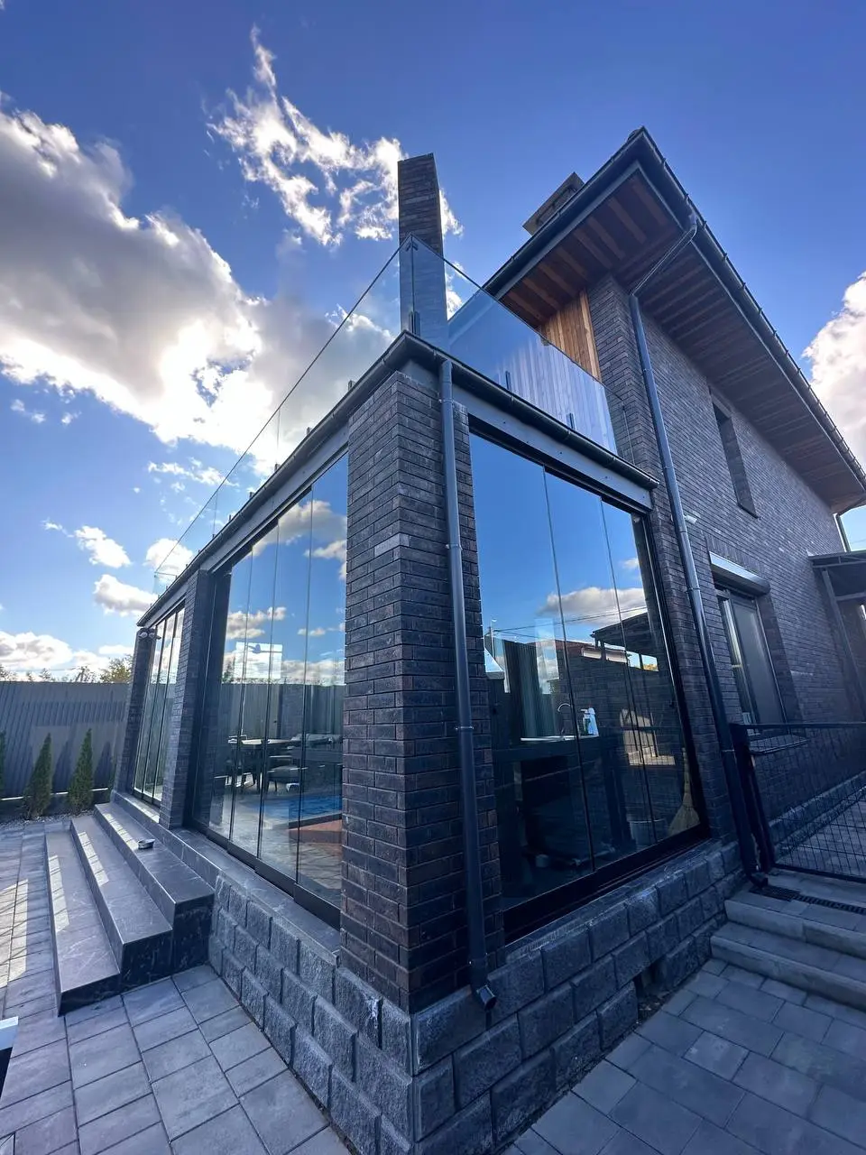 Будинок безрамне скління тераси Ходосівка (Київська обл.) - фото 1