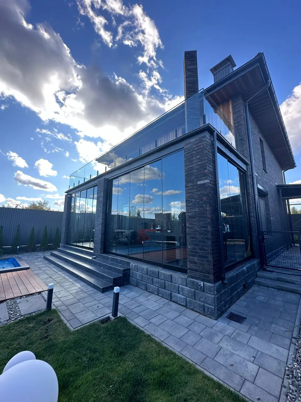 Будинок безрамне скління тераси Ходосівка (Київська обл.) - фото 2