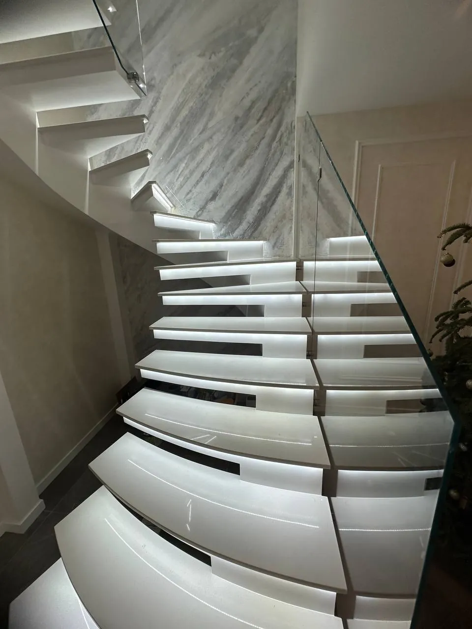 Будинок скляне огородження сходів Бровари (Київська обл.) - фото 1