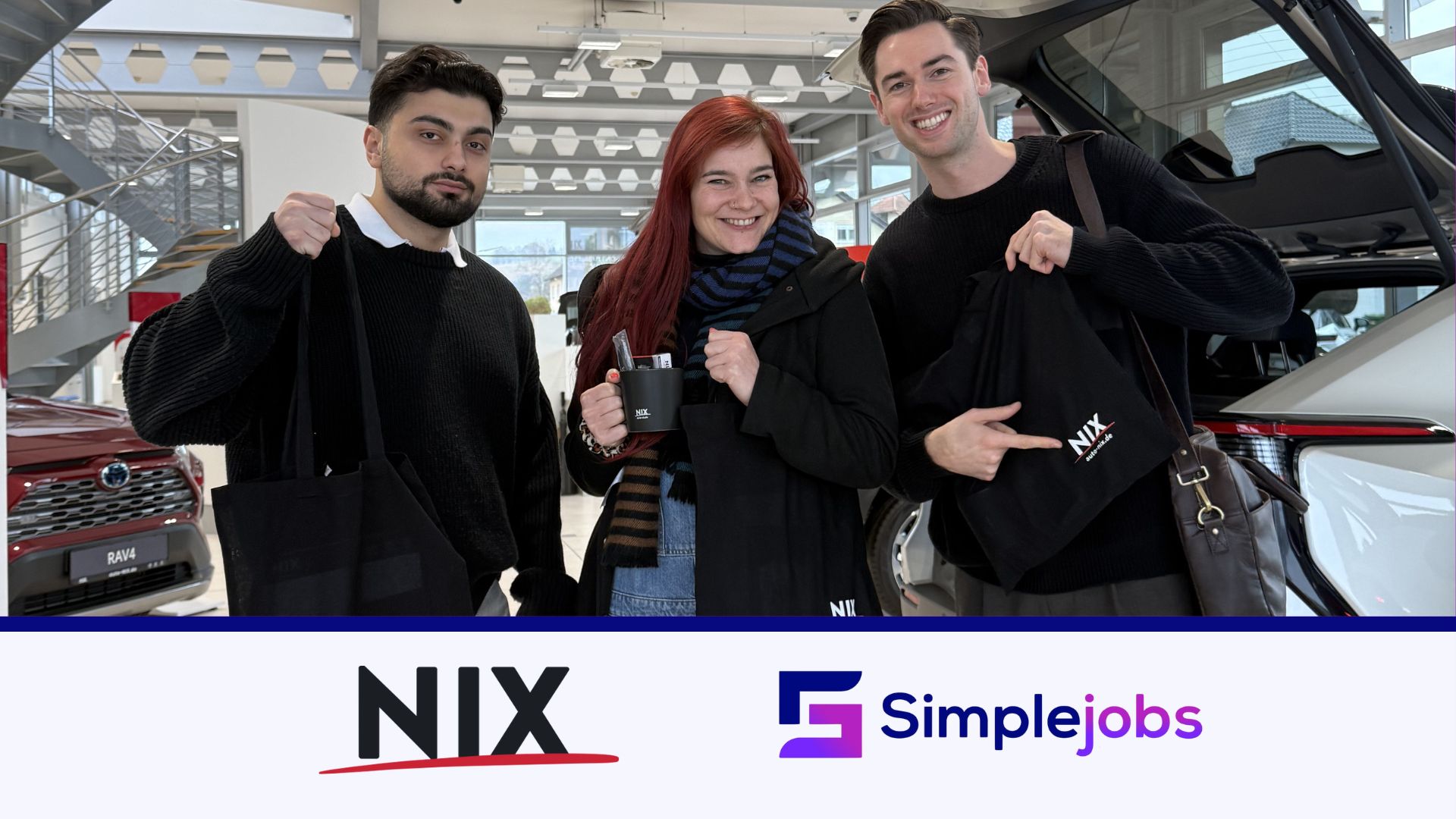 Dank der gezielten Vorqualifizierung durch Simplejobs bekam Autohaus NIX nur passende Bewerber vorgestellt – keine Zeitverschwendung, keine irrelevanten Profile. Das HR-Team konnte sich auf die Vorstellungsgespräche fokussieren und war deutlich entlastet.
