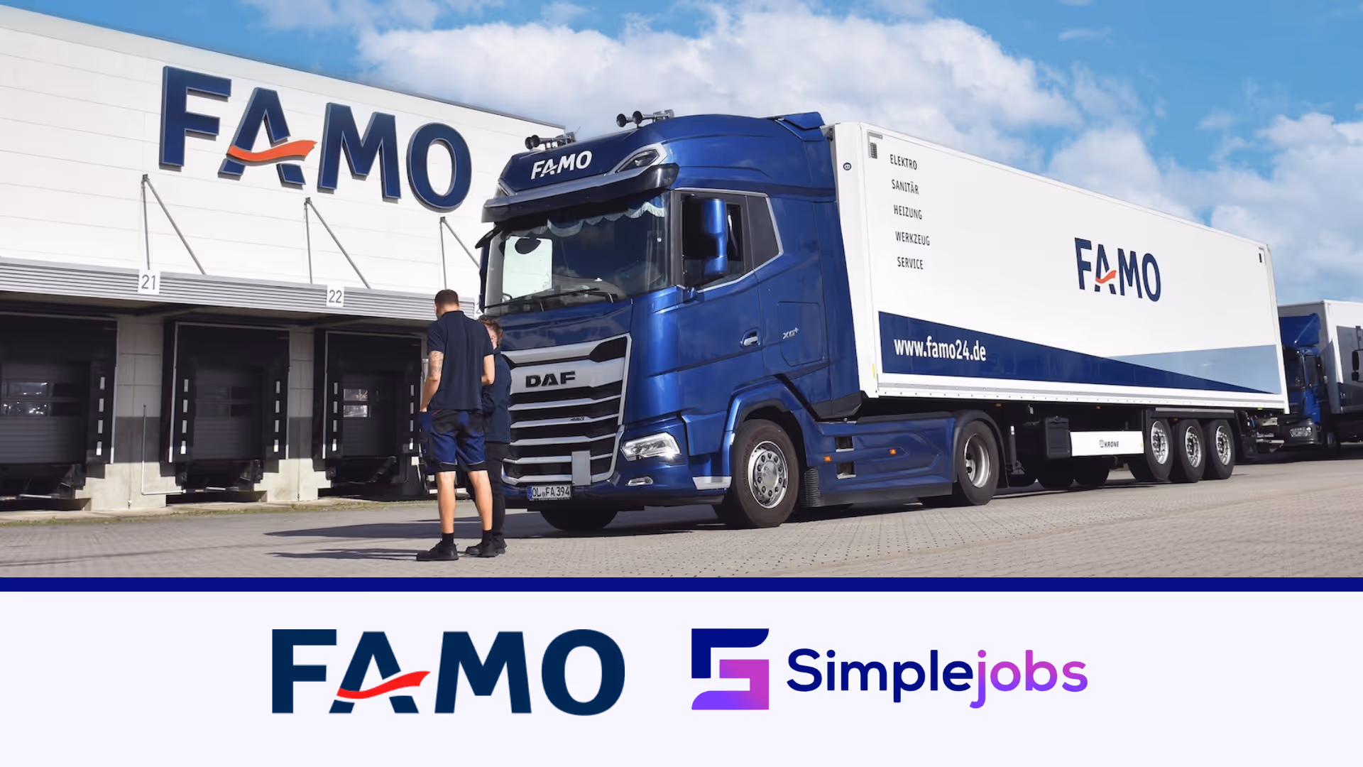 Die FAMO GmbH konnte mit Simplejobs ihren Recruitingprozess spürbar beschleunigen: mehr qualifizierte Bewerbungen, transparente Abläufe und mehrere schnelle Einstellungen.