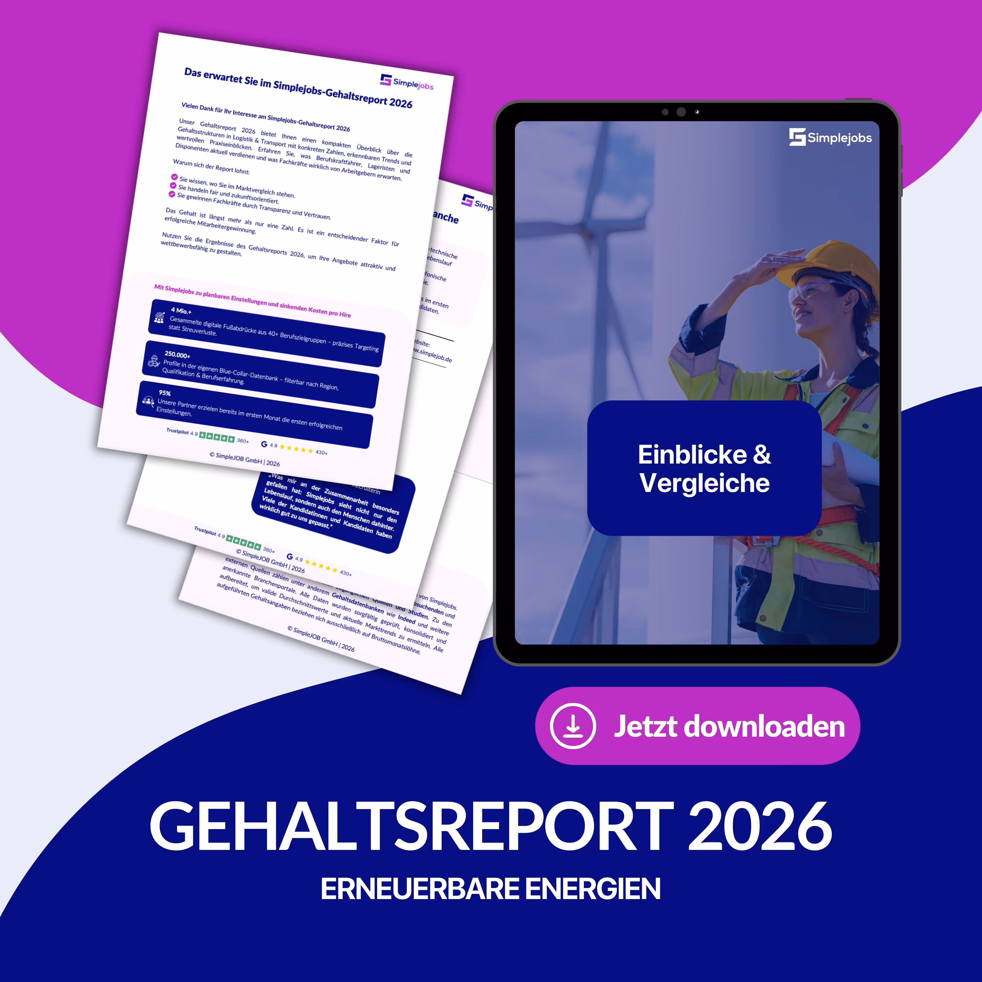 Gehaltsreport 2026 - Erneuerbare Energien