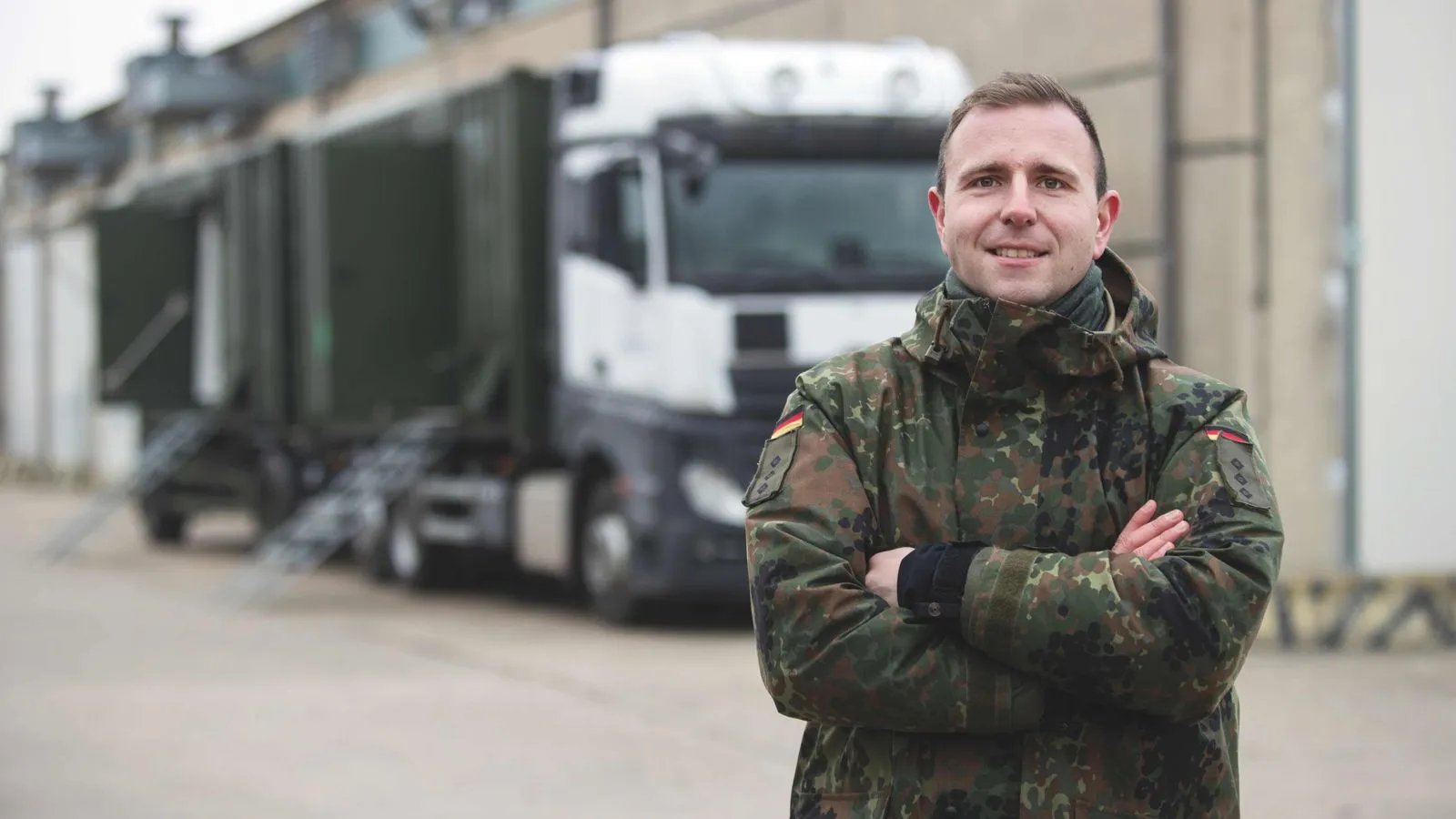 Fachkraft der Bundeswehr in der Logistik