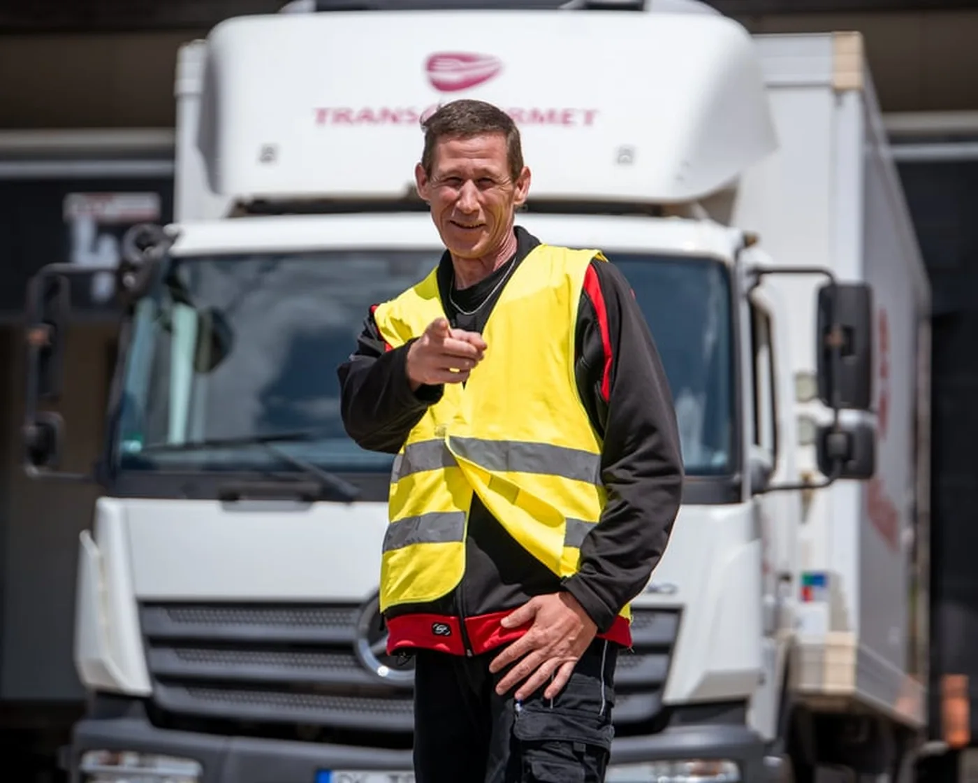 LKW-Fahrer bei Pier7 in Bergkirchen