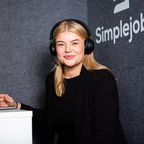 Antonia Lampe, Ansprechpartnerin bei Simplejobs