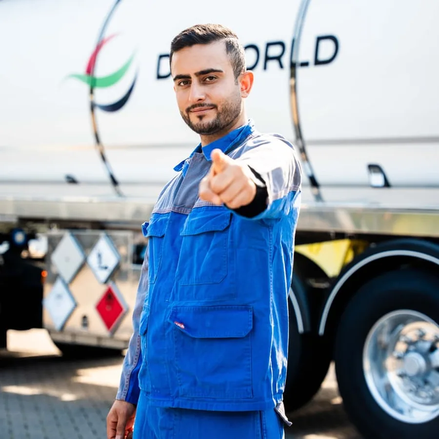Fahrer bei DP World Chemical Transport