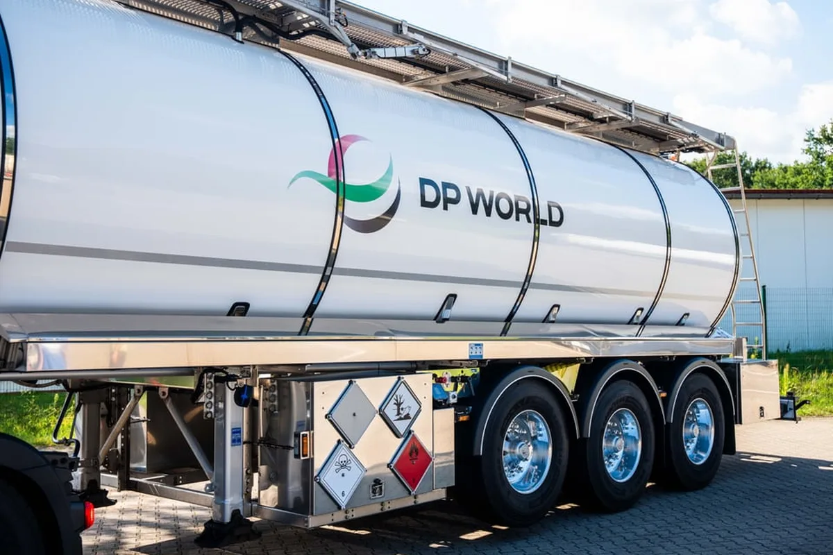 Tankwagen bei DP World Chemical Transport