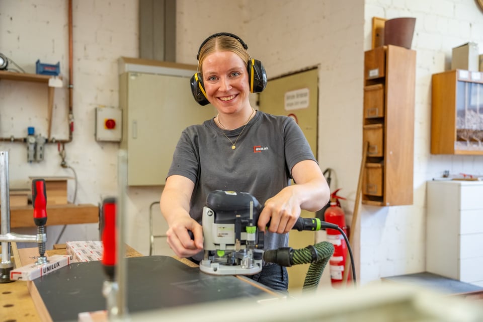 Mitarbeiter in der Produktion