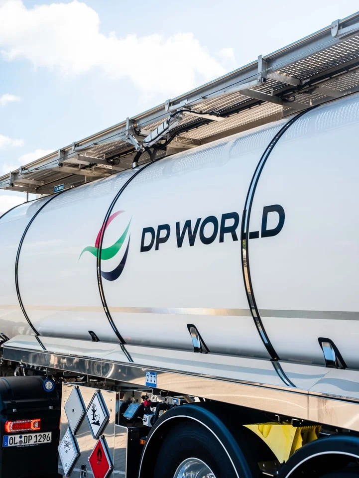 DP World Chemical Transport Fahrzeug