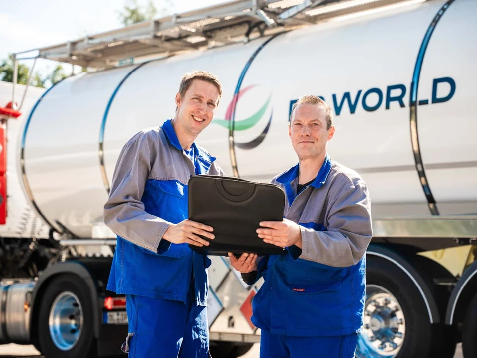 Kollegen bei DP World Chemical Transport