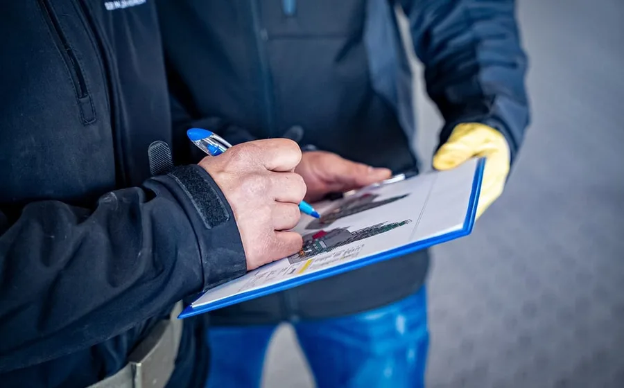 Checkliste für die Baustellenkontrolle