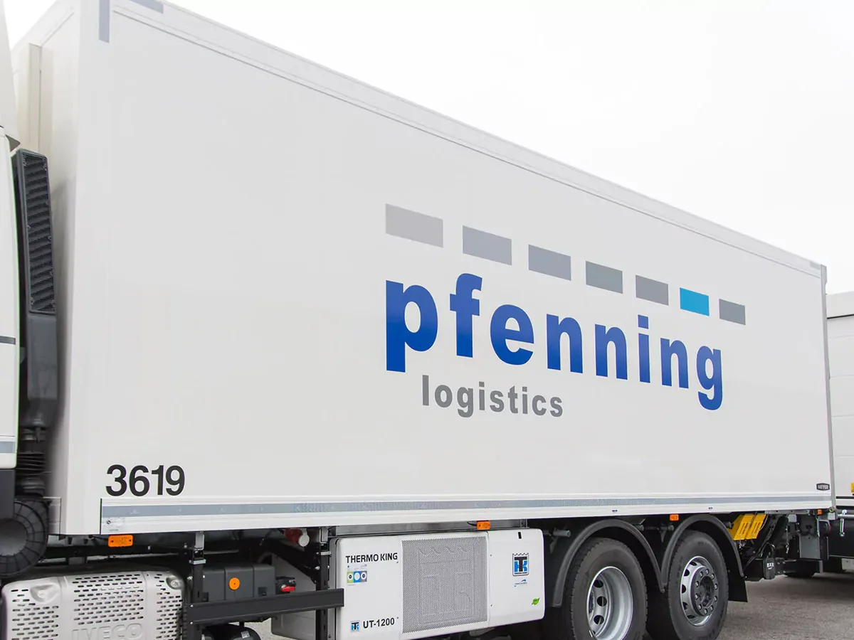 Kühl-Auflieger von Pfenning logistics