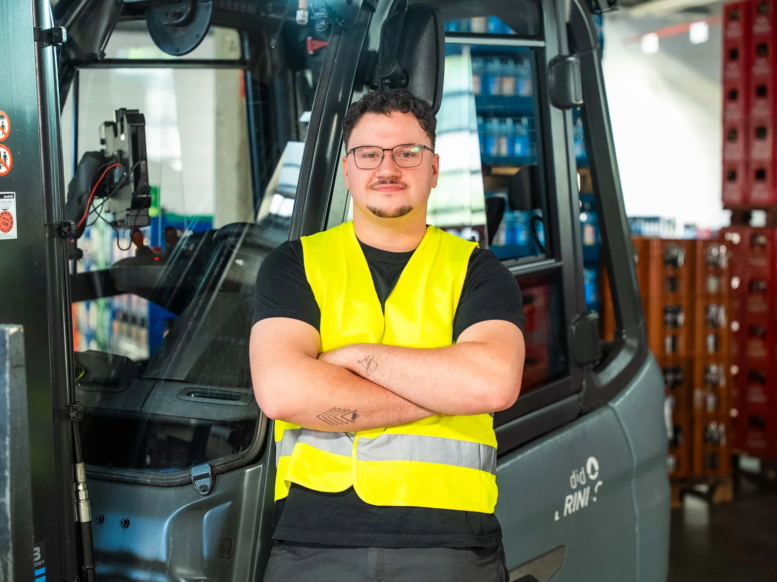Staplerfahrer bei Splendid Drinks