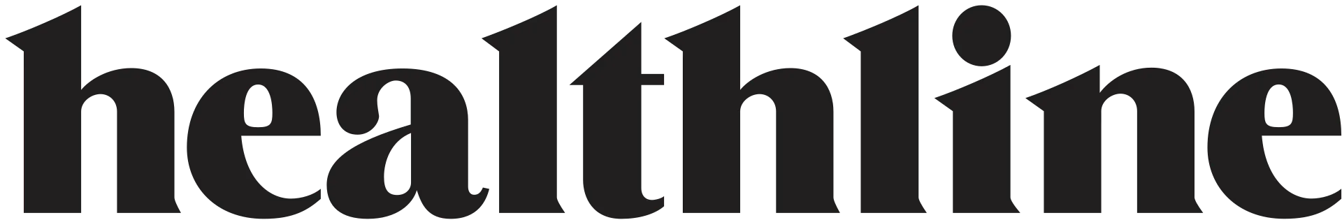 Healthline logo.