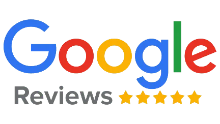 Google Reviews logo with five stars