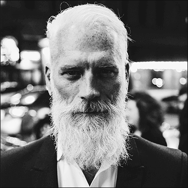 bald man with beard