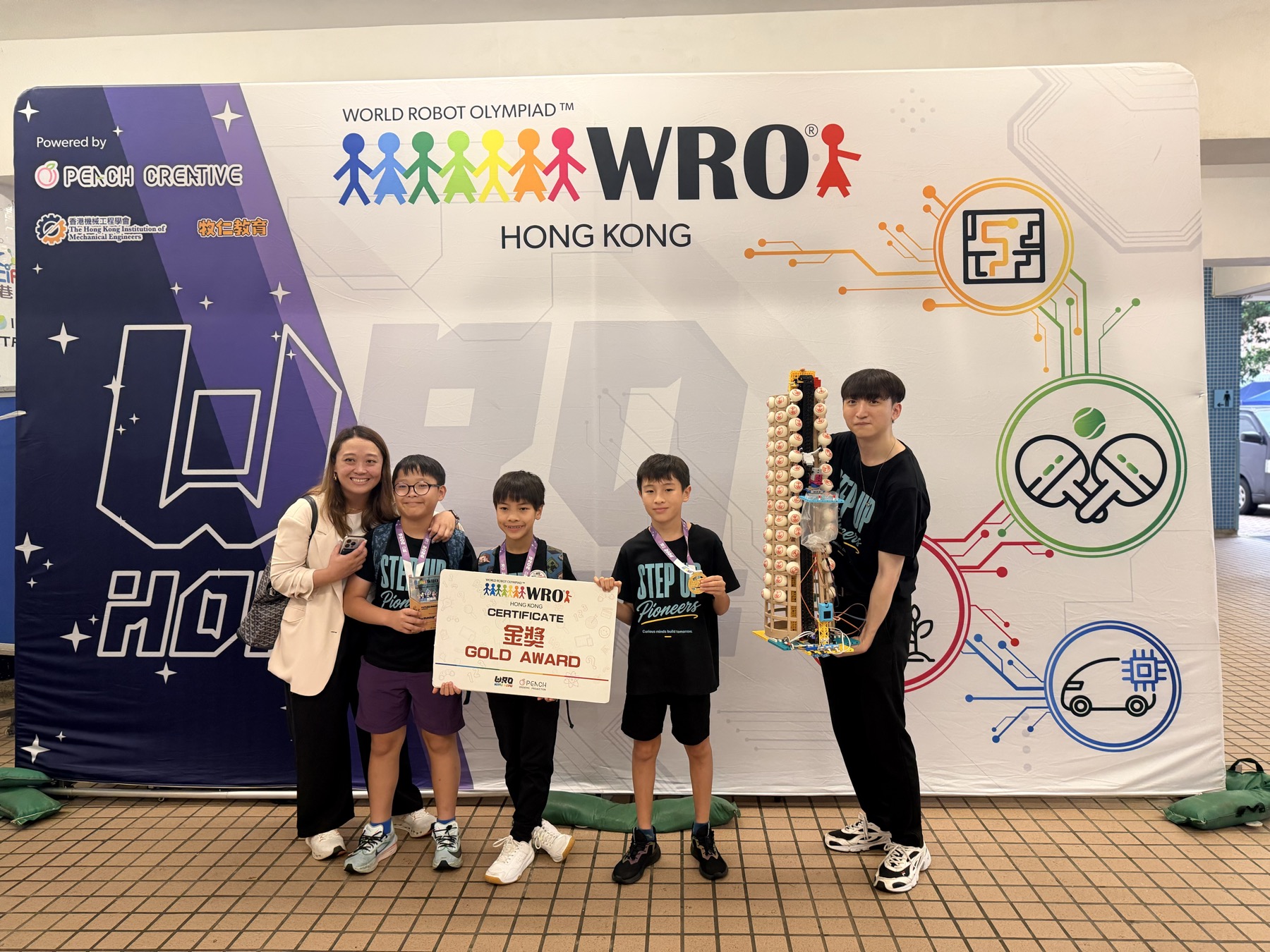 A moment on the WRO Hong Kong stage