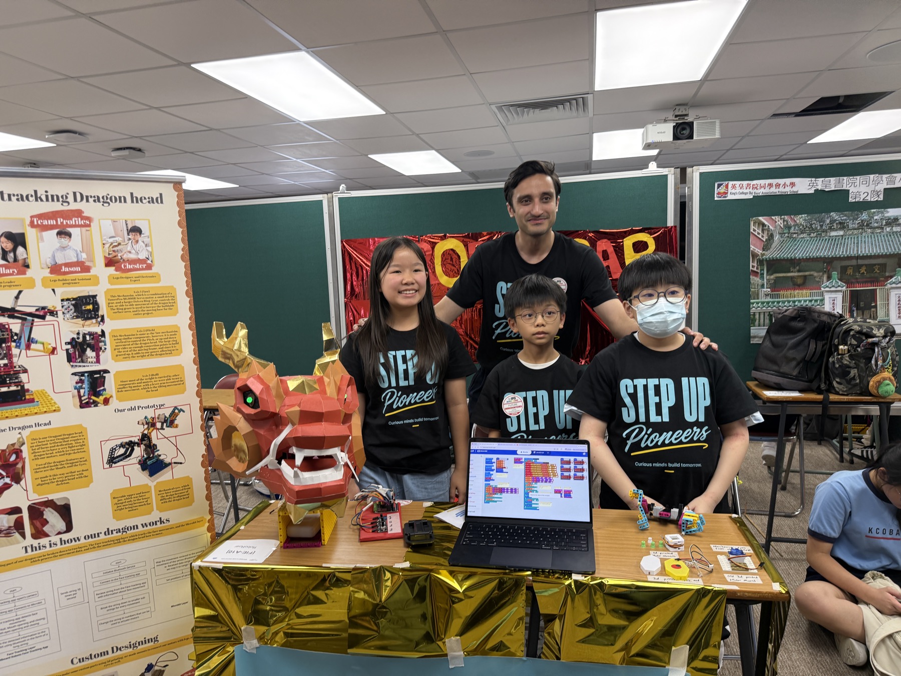 Students and their dragon project