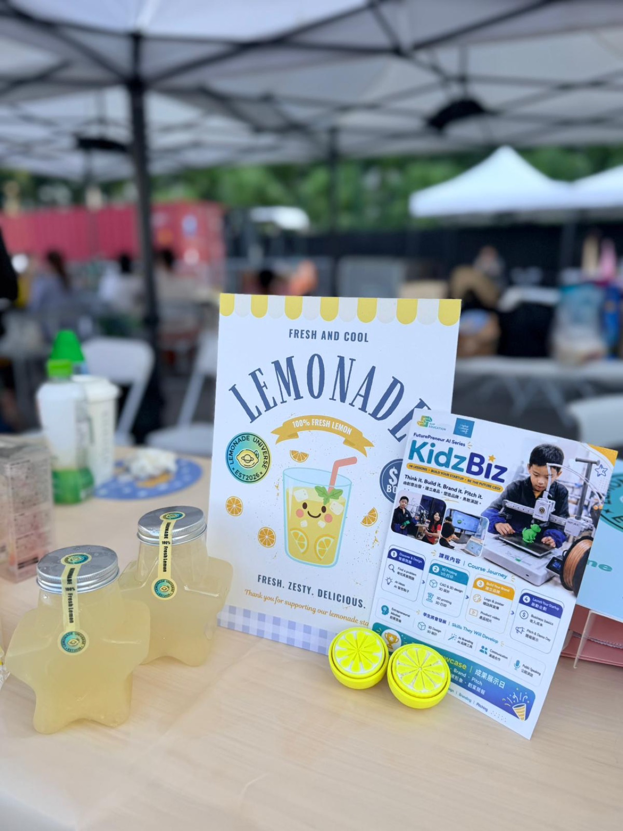 The lemonade stall at CreatorChella