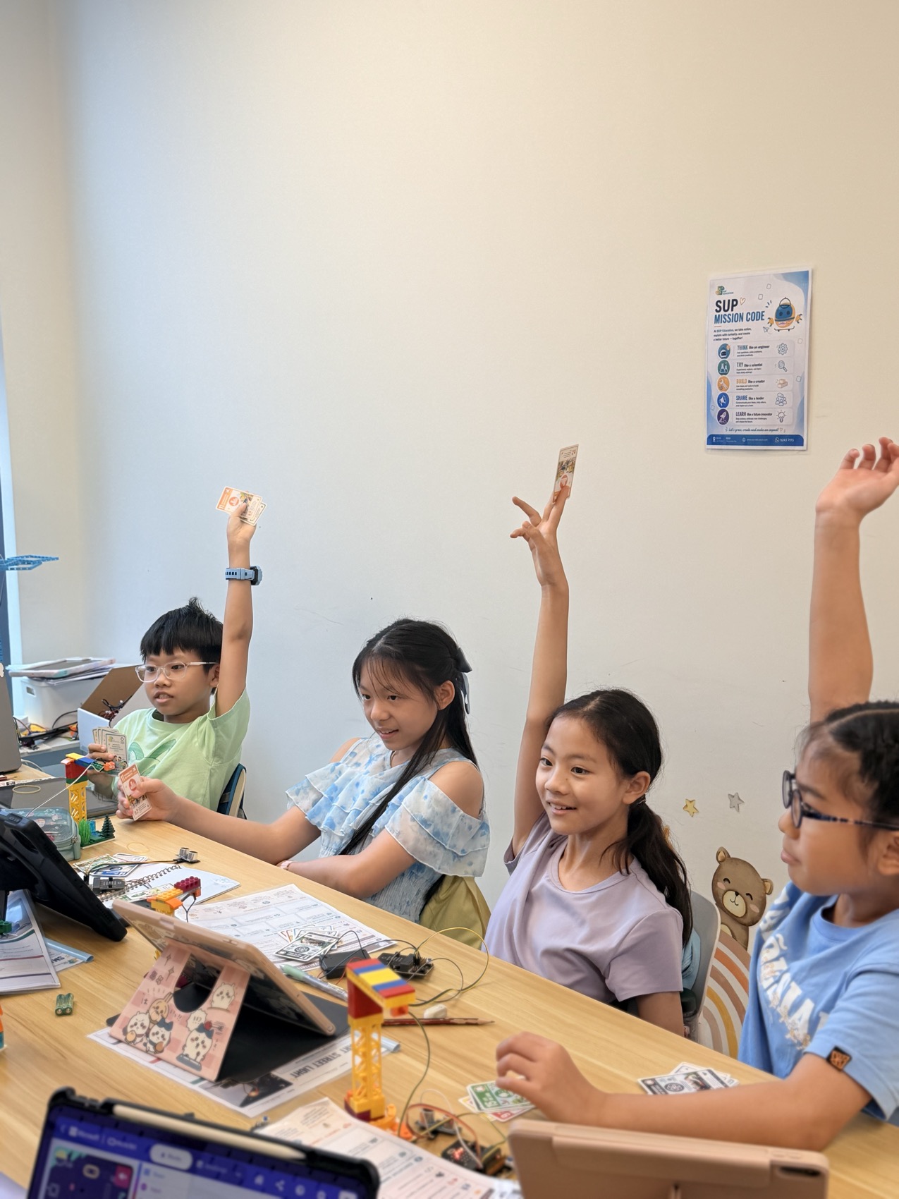 Students sharing ideas in Impact Makers