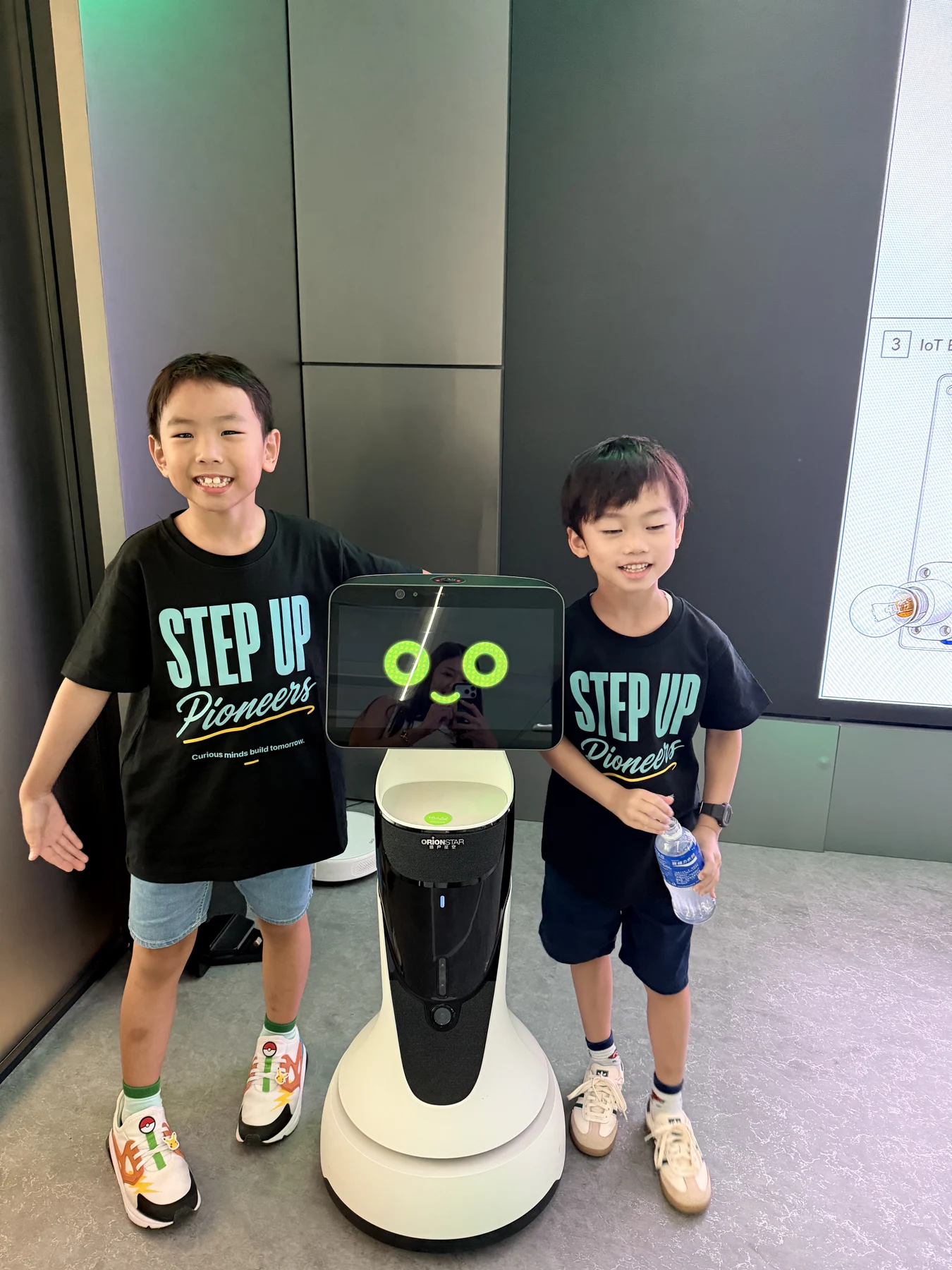 SUP students exploring technology during their KUJU Science Park visit