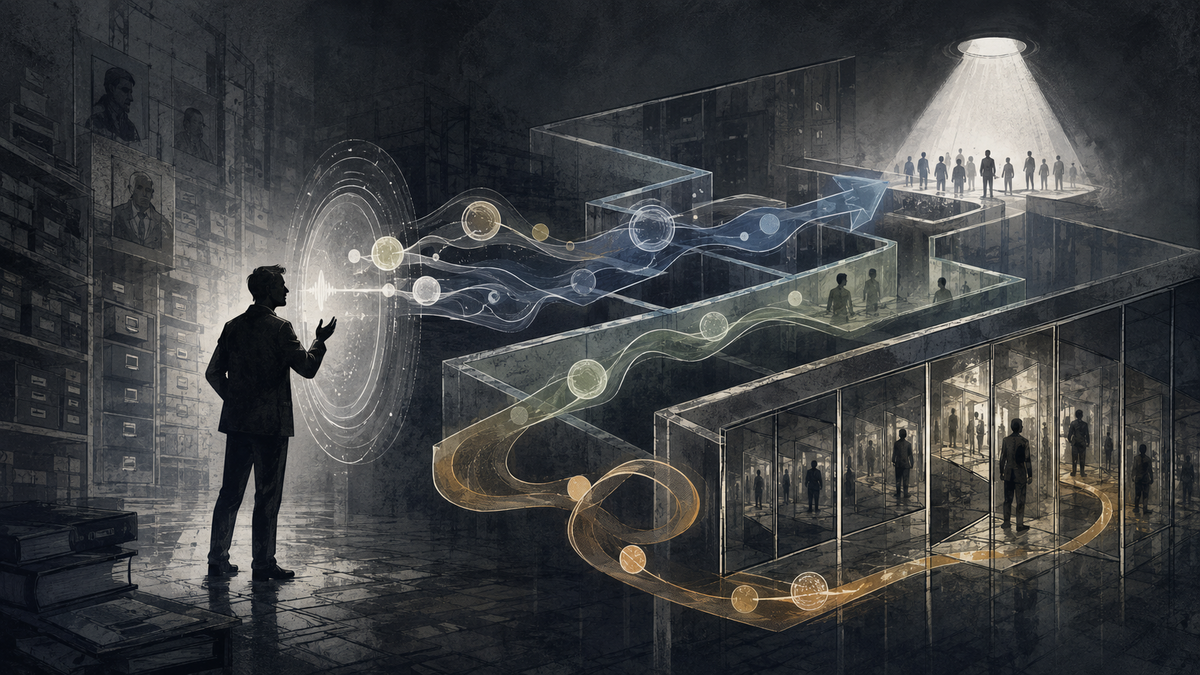 Public AI conversation navigating uncertain search visibility paths