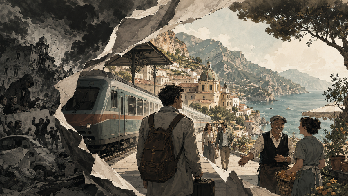 Traveller discovering Naples and the Amalfi Coast beyond torn stereotypes