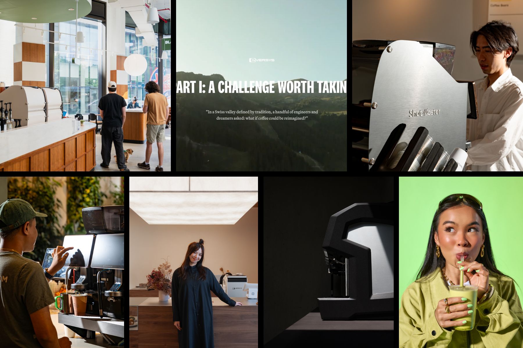 Eversys Legacy campaign collage, desktop layout