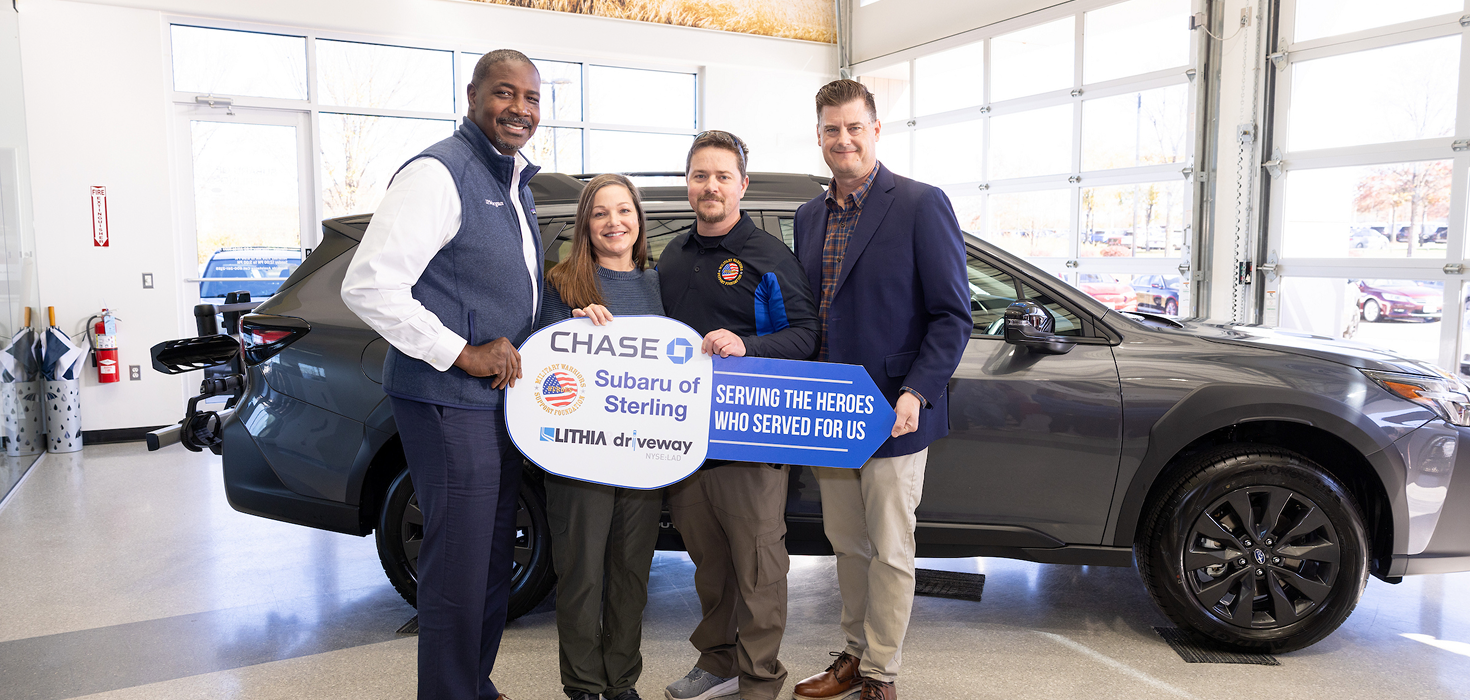 Subaru of Sterling (VA) honors vet with new car 