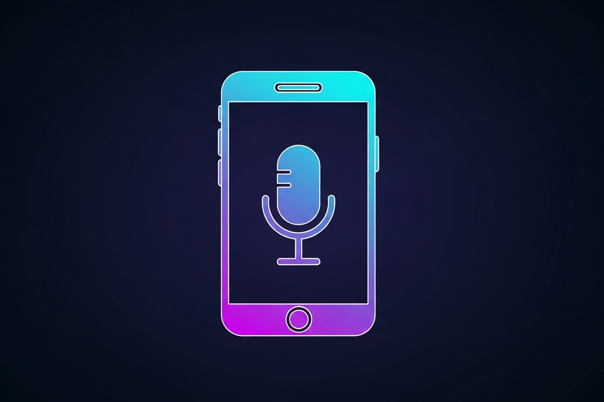 iPhone with a microphone attachment set up to record a podcast episode