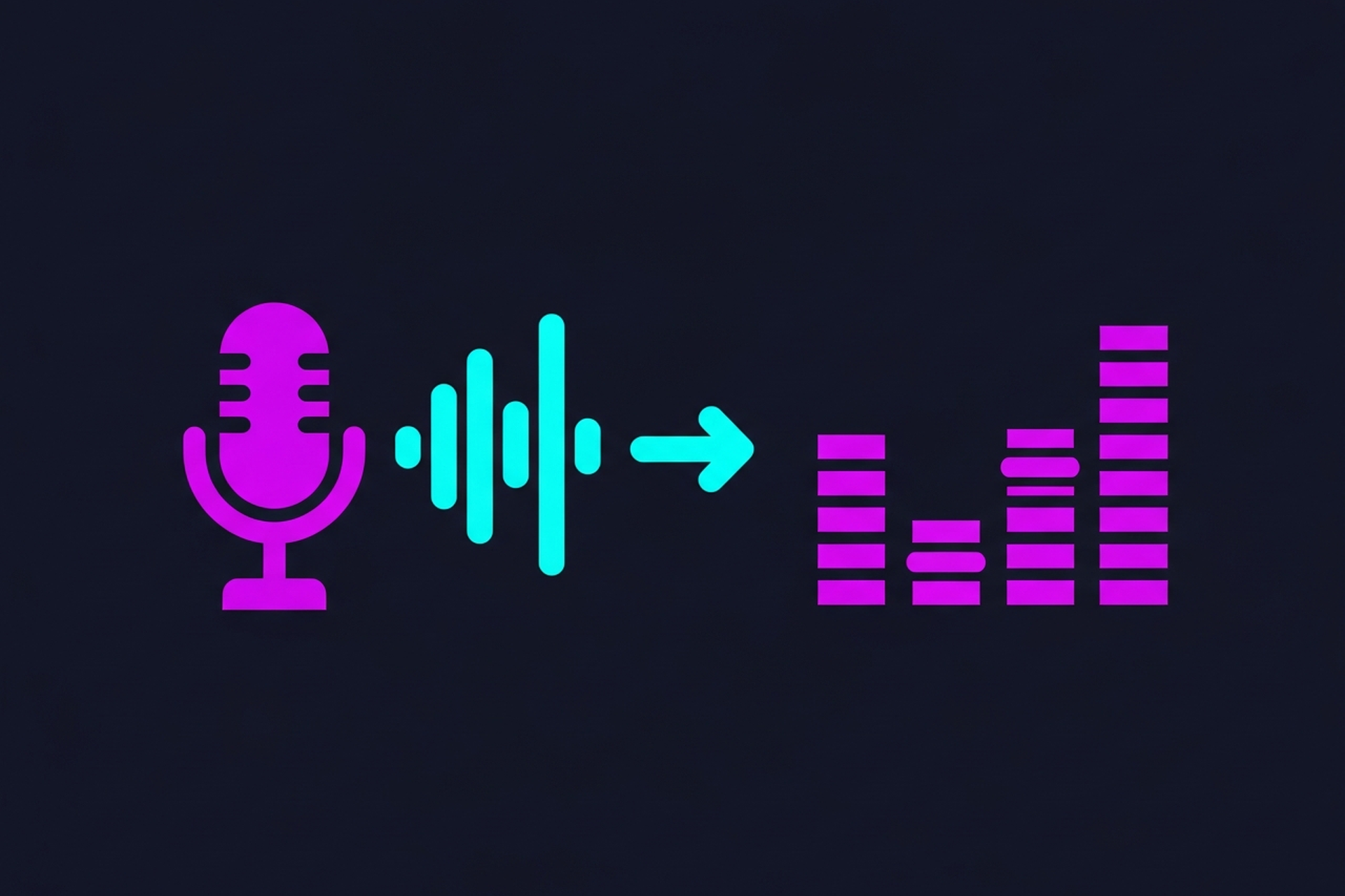 Podcast host selecting a vocal recording program on a laptop
