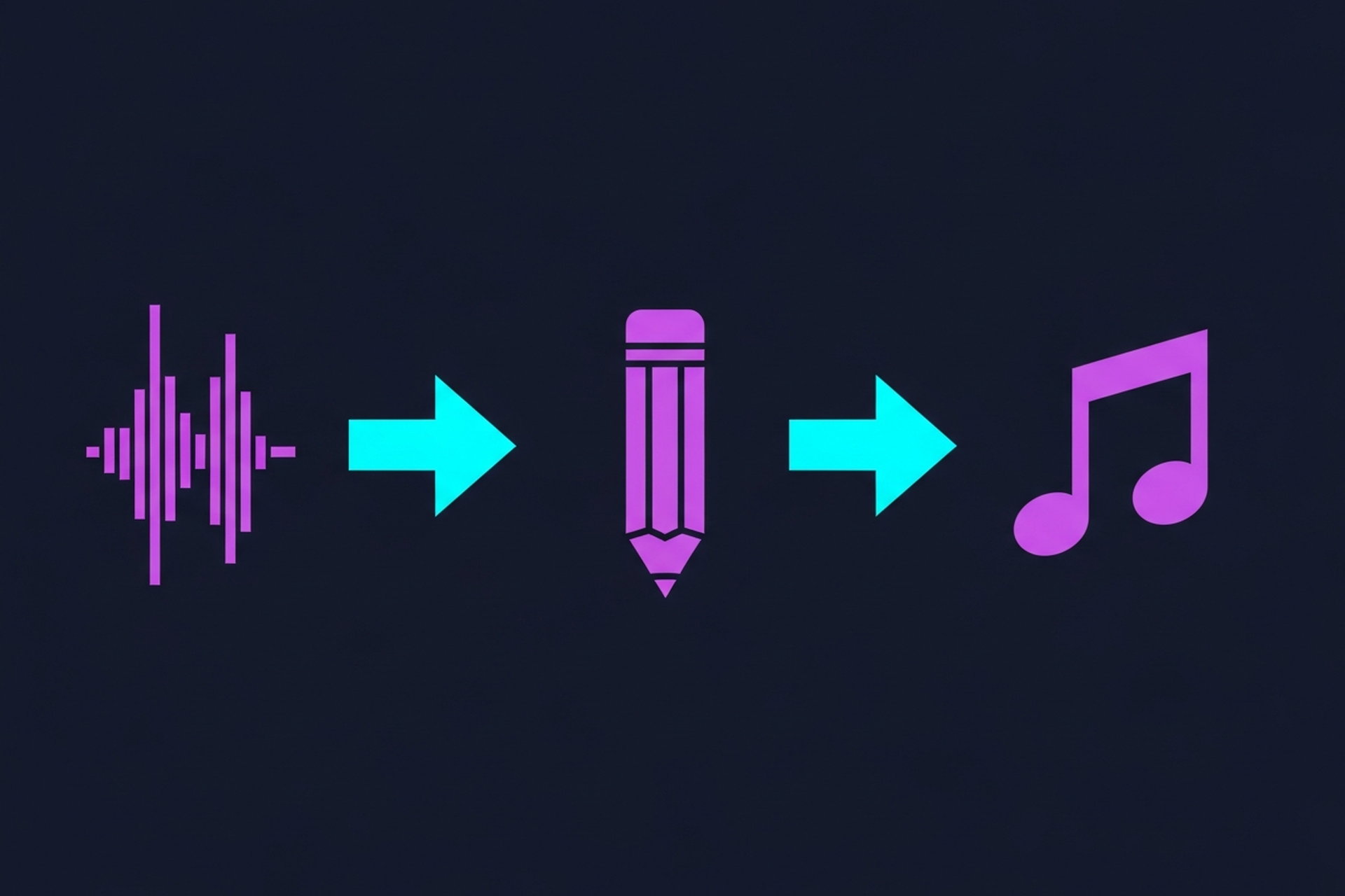 B2B marketing team editing music files for podcast production using audio software