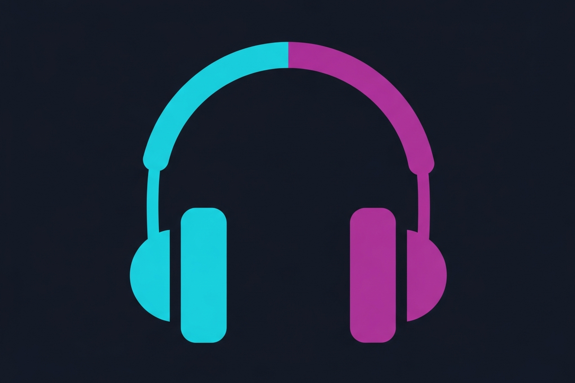 Flat design illustration of a podcast waveform and distribution nodes on a dark navy background with purple and cyan gradient accents representing podcast submission and publishing