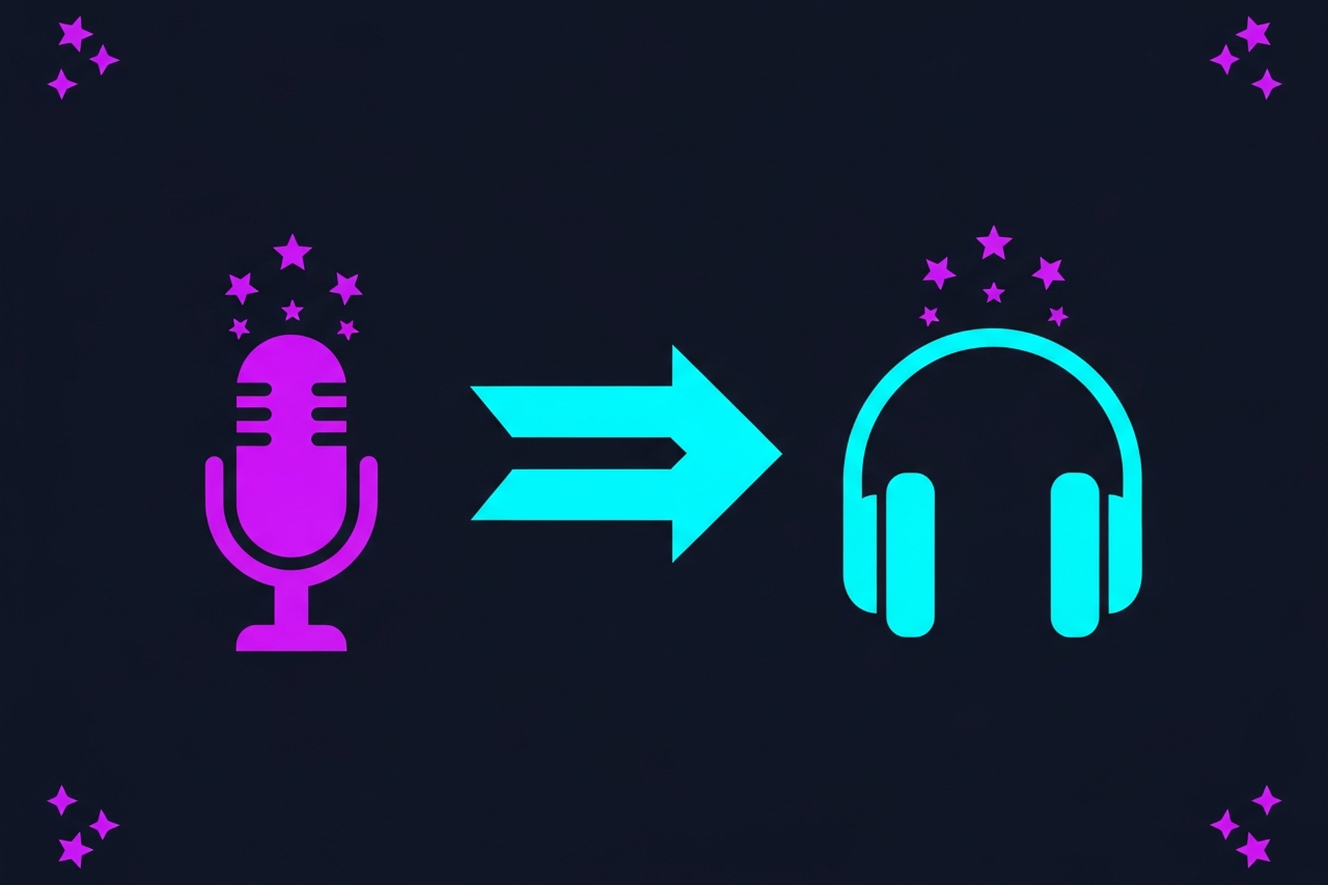 Diagram comparing Dallas podcast studio options: in-person studio rental versus remote recording with professional production