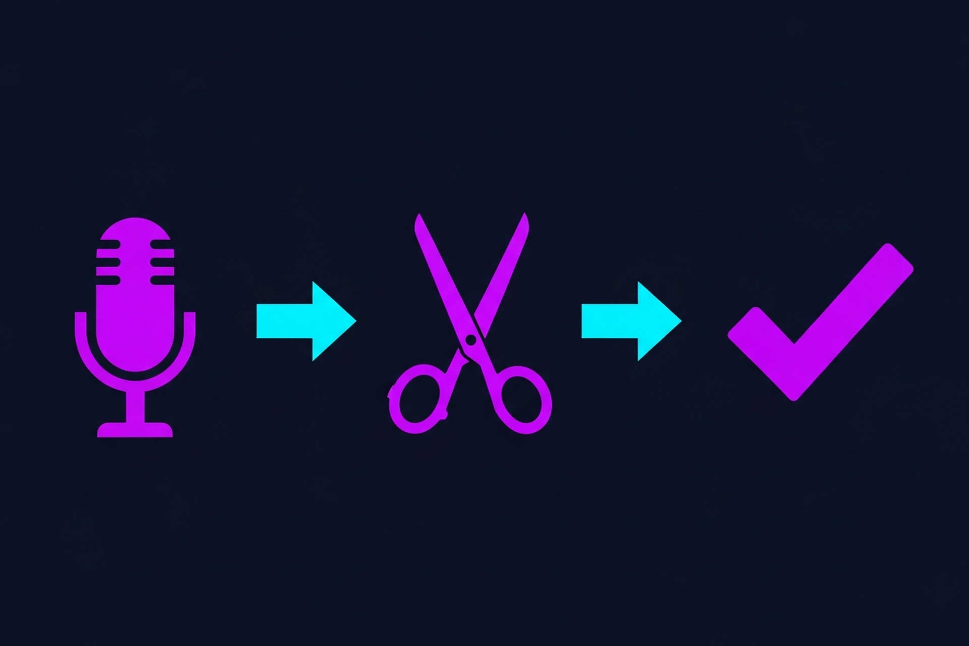 B2B marketing director reviewing podcast editor options and evaluating audio production quality
