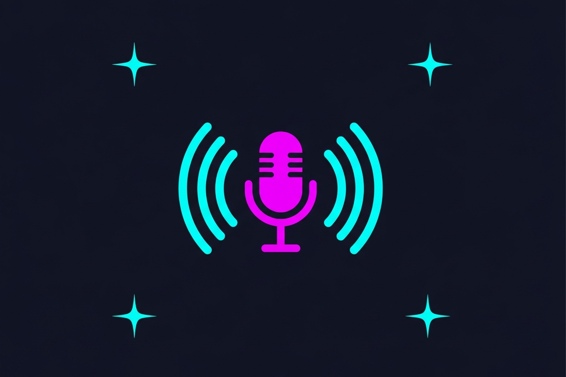 Diagram showing the free tools and steps needed to create a podcast from scratch