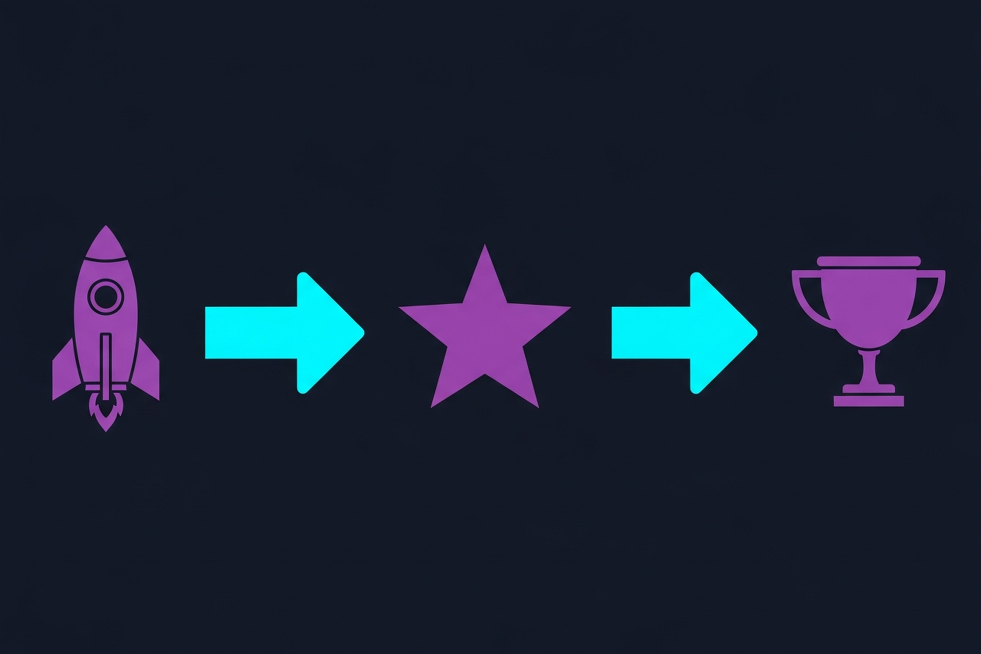 Music waveform editing timeline with layered audio tracks on a dark navy background with pink-to-coral gradient