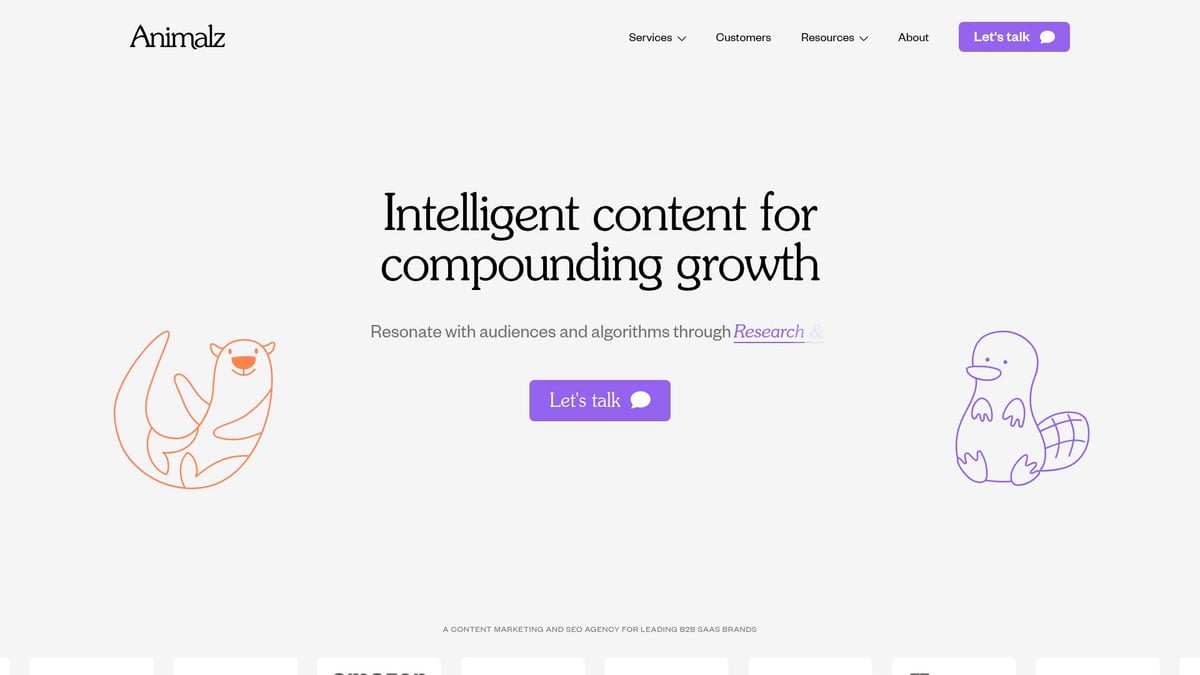 Top 9 Best Content Marketing Company Picks for 2026 - Animalz