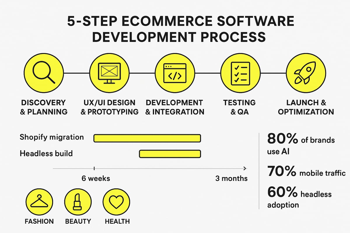 Step-by-Step Ecommerce Software Development Process