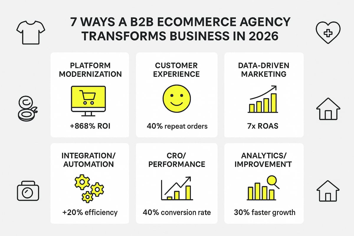 7 Ways a B2B Ecommerce Agency Can Transform Your Business
