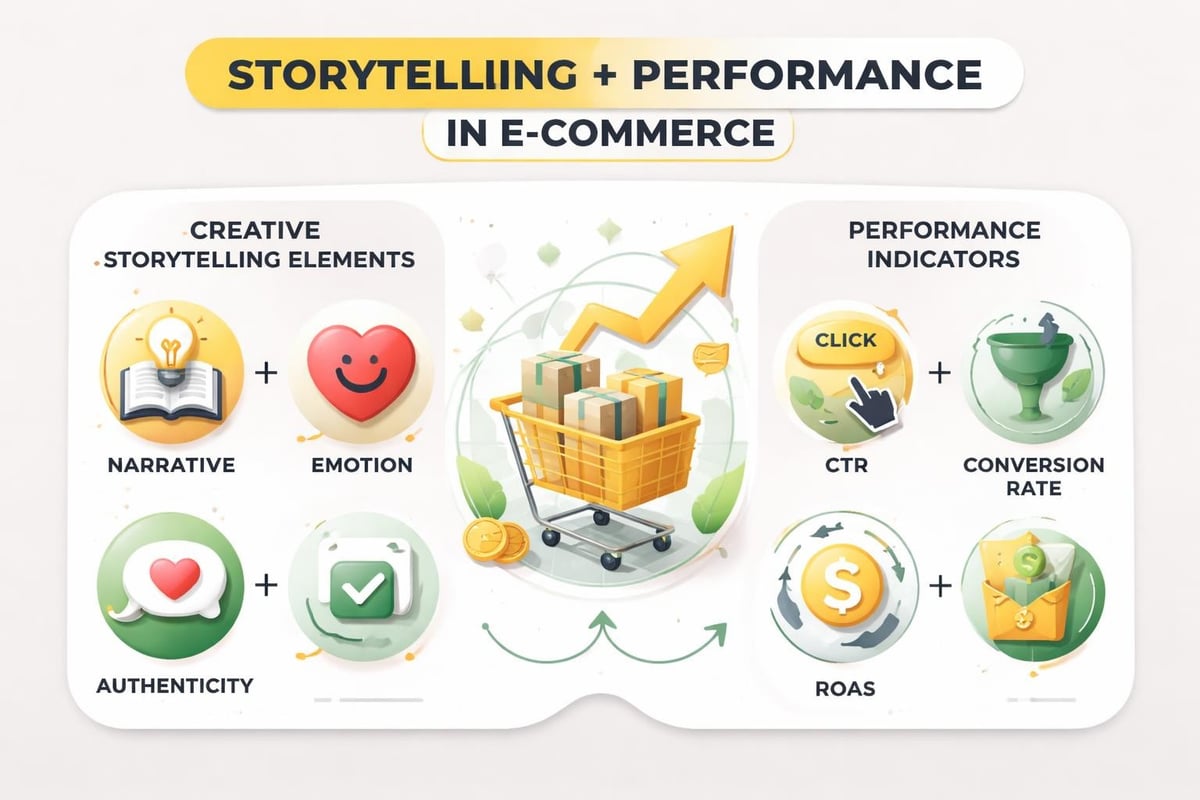 Brand storytelling meeting performance metrics