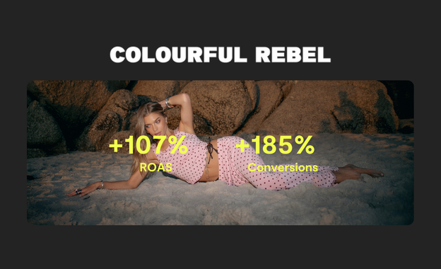 GoodKarma's Google Ads results for Colourful Rebel