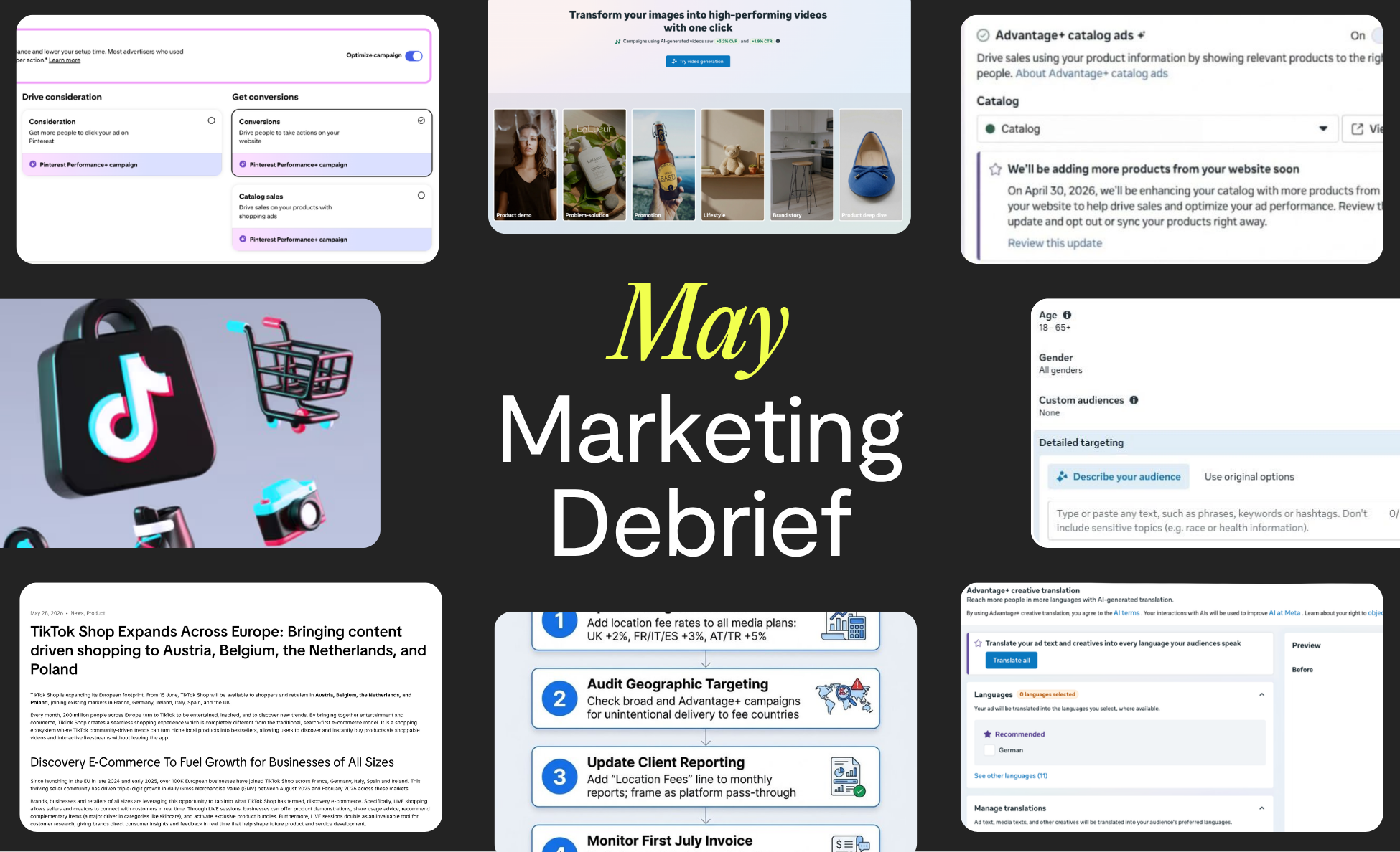May's paid social updates: what to act on, what to watch, what can wait