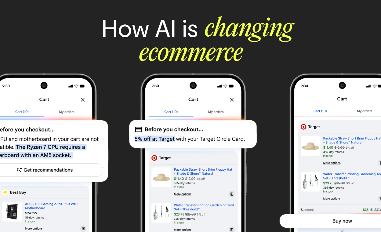 Everyone's talking about AI in ecommerce. Most of it is noise. Here's what actually matters.