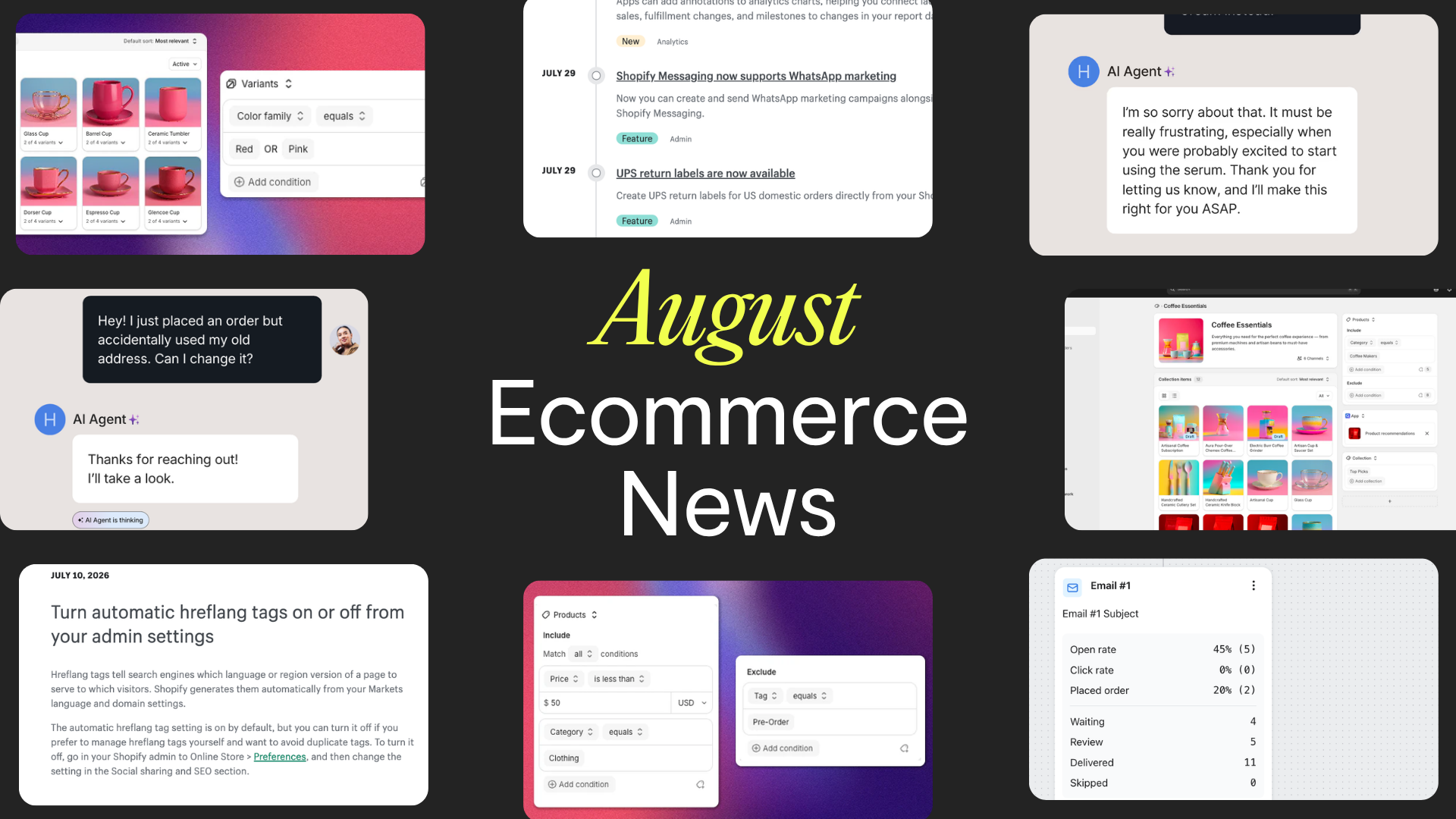 August's ecommerce updates, and what lifestyle brands should do about it